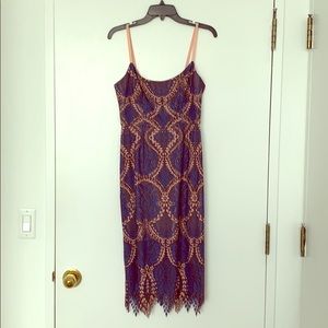 BCBG Lace Strappy Dress